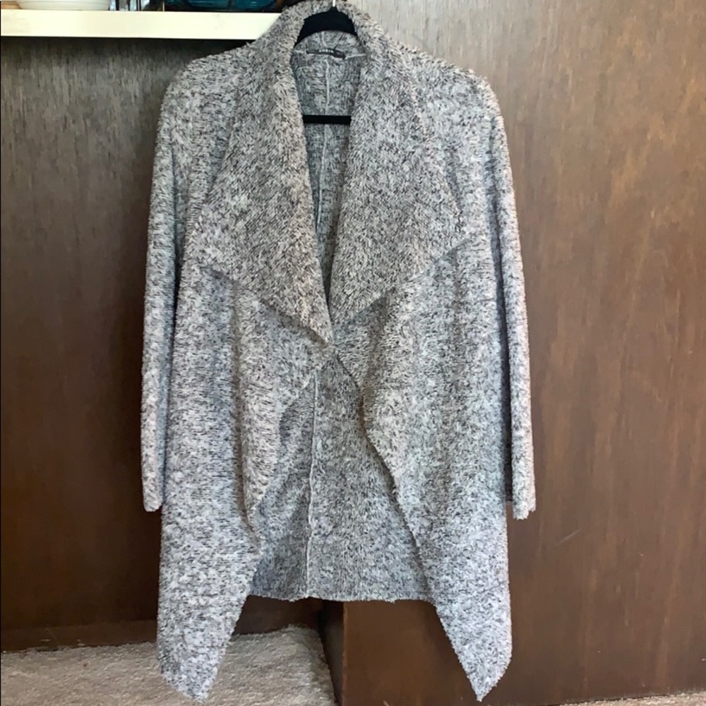 NWOT Soft and fuzzy open front sweater